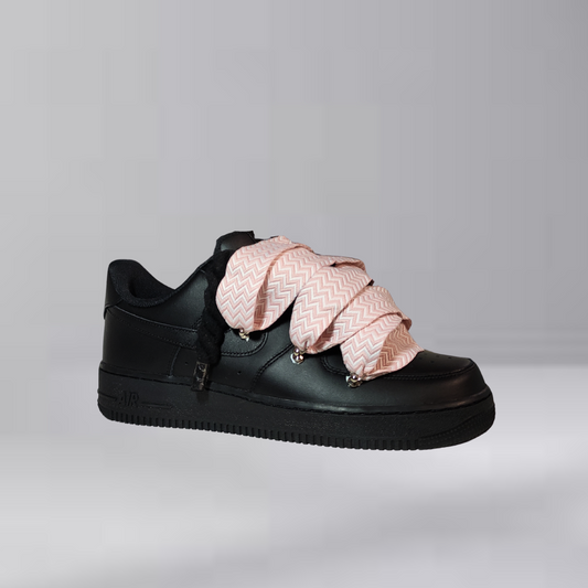 AF1 Czarny | Różowe Lanvin Rope Forces