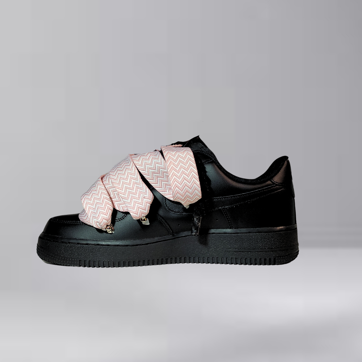 AF1 Czarny | Różowe Lanvin Rope Forces