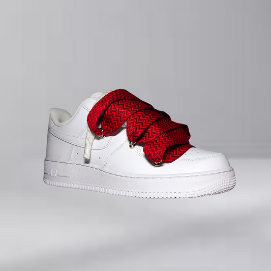 AF1 Biały | Czerwone Lanvin Rope Forces